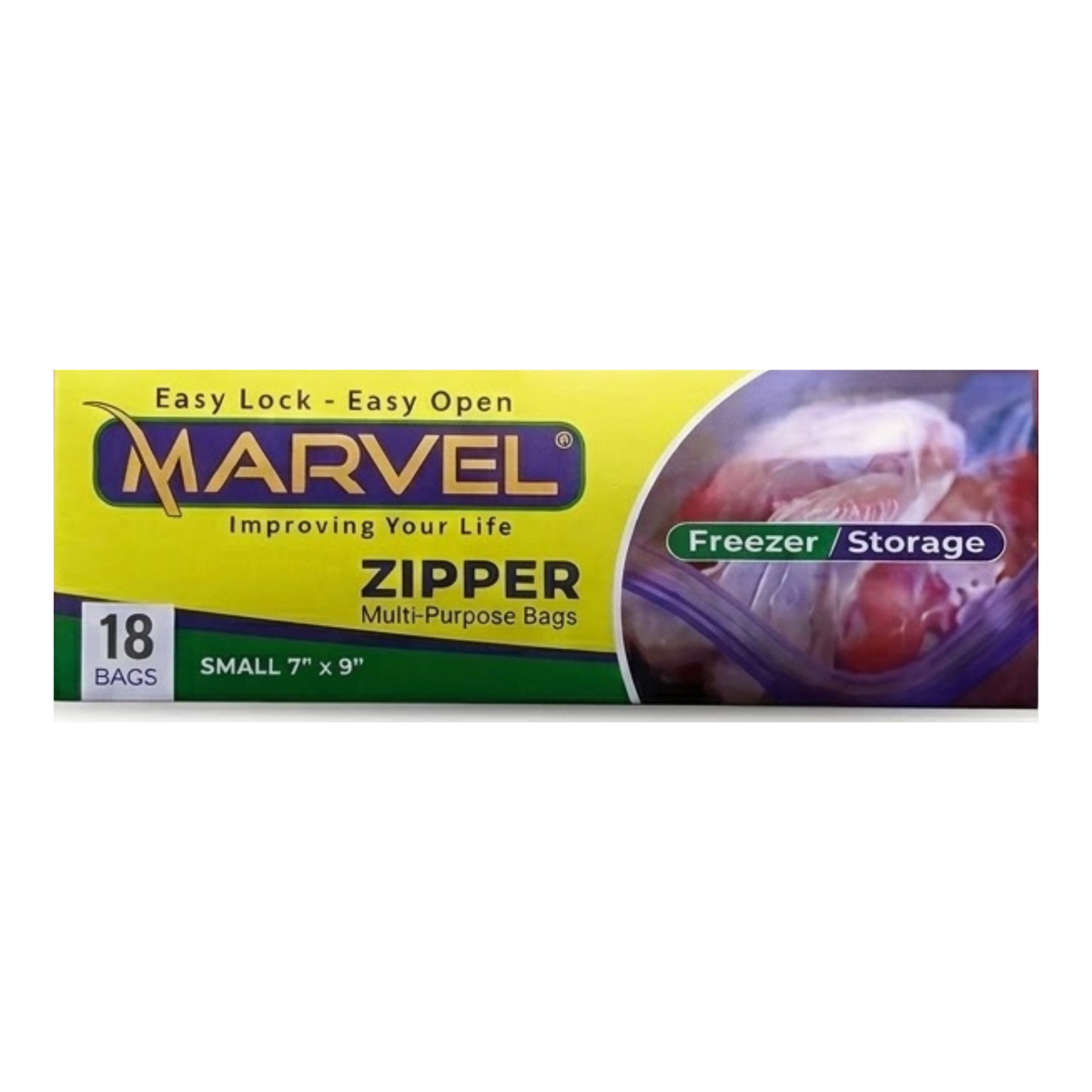 Marvel Zip Lock Freezer Storage Small 18 Bags