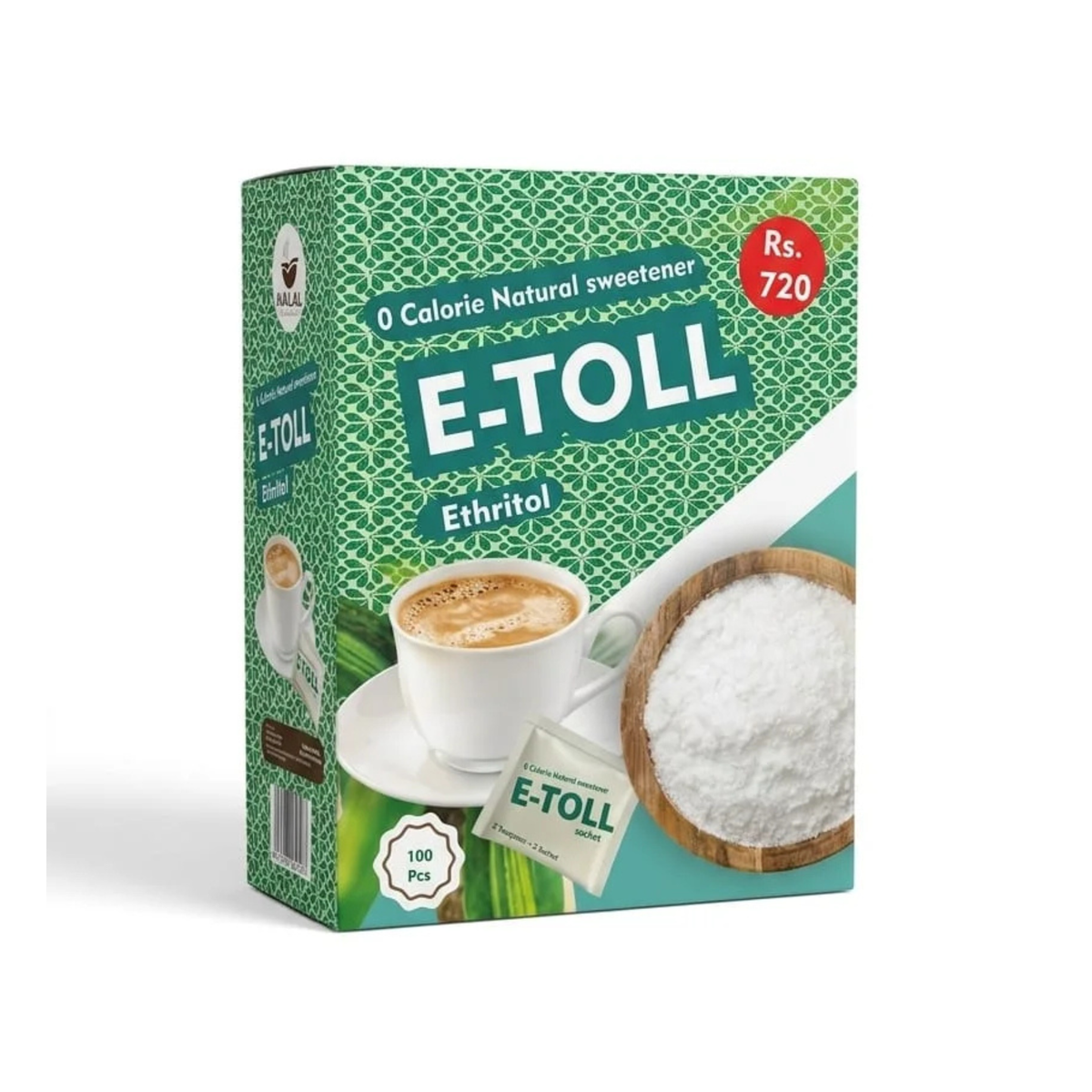 Khorak E-Toll Ethritol 100Pcs