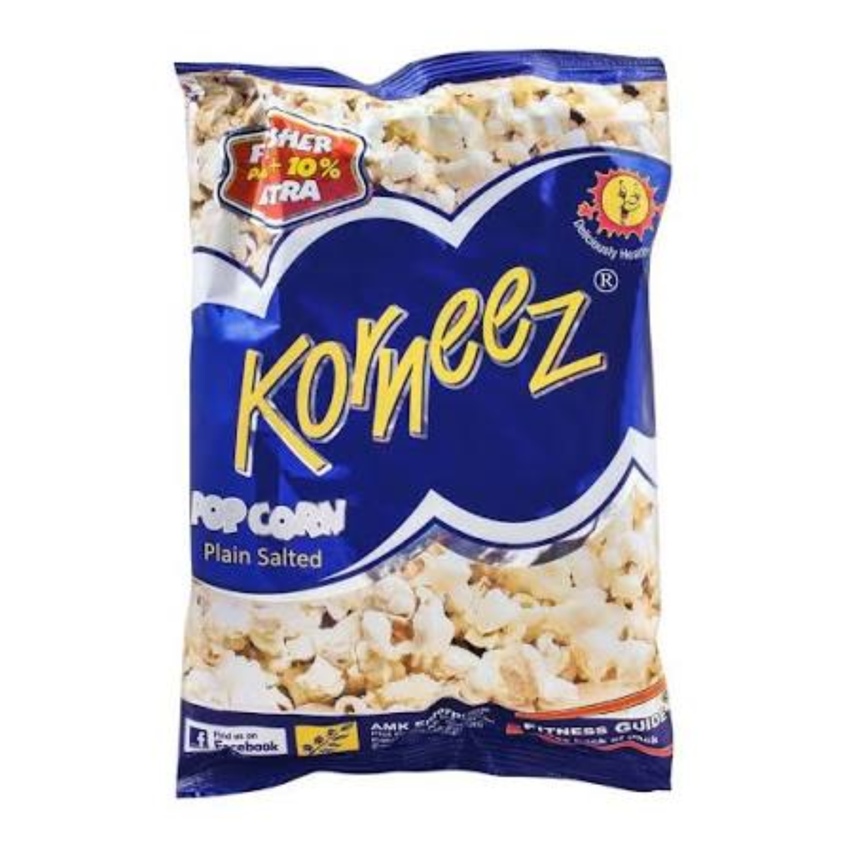 Korneez Popcorn Plain Salted 78g