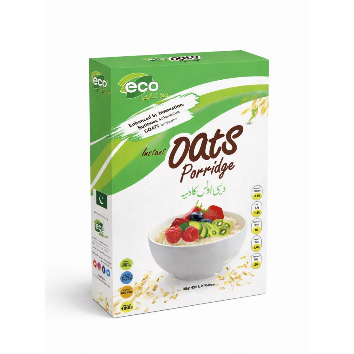 Eco Food Rolled Oats Porridge 1kg