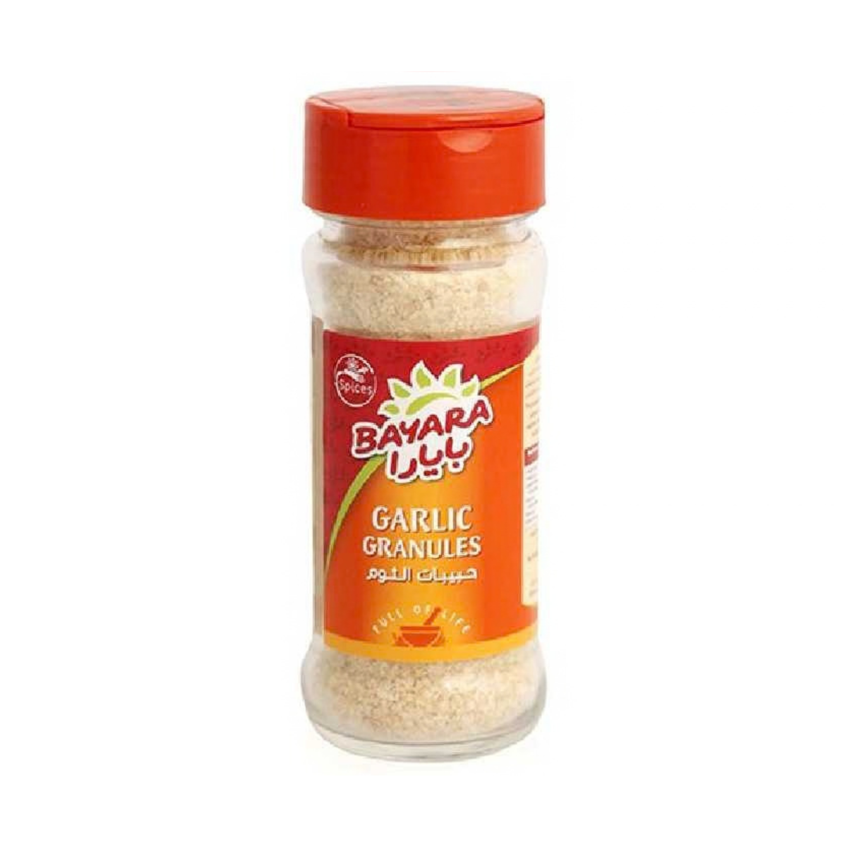 Bayara Spice Glass Bottle Garlic Granules 100ml
