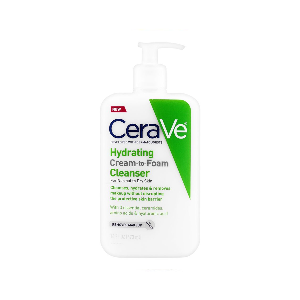 CeraVe Hydrating Cream Foam Cleanser 473ml