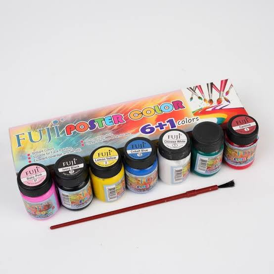 Glaze Poster Colors 6+1