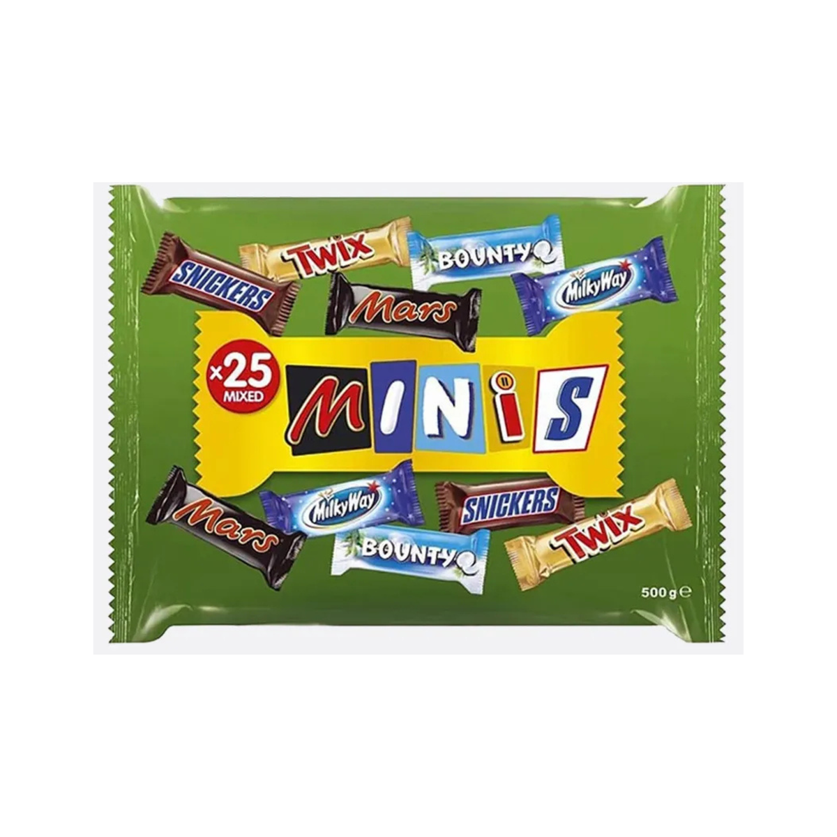 Minis Mixed Chocolate 25XMixed 500g