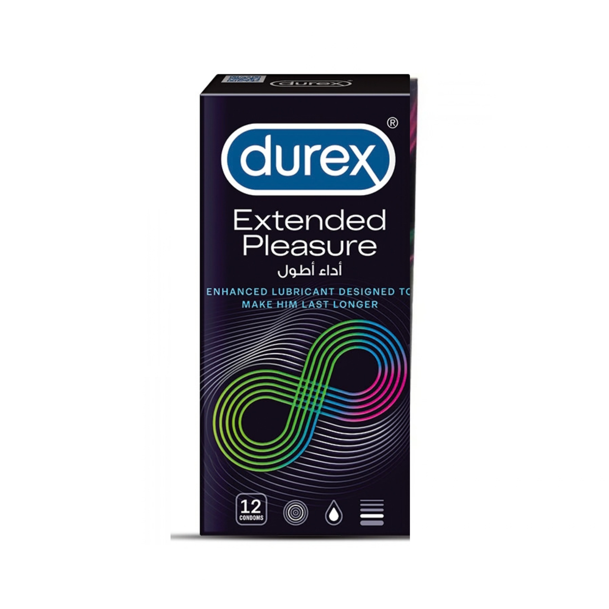 Durex Condom 12 Pack Extended Pleasure