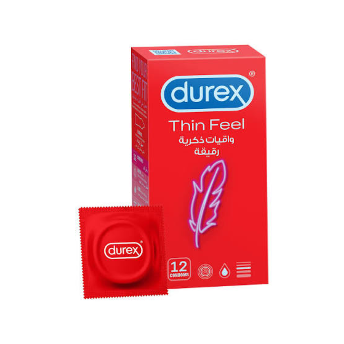 Durex Thin Feel Condom 12Pcs