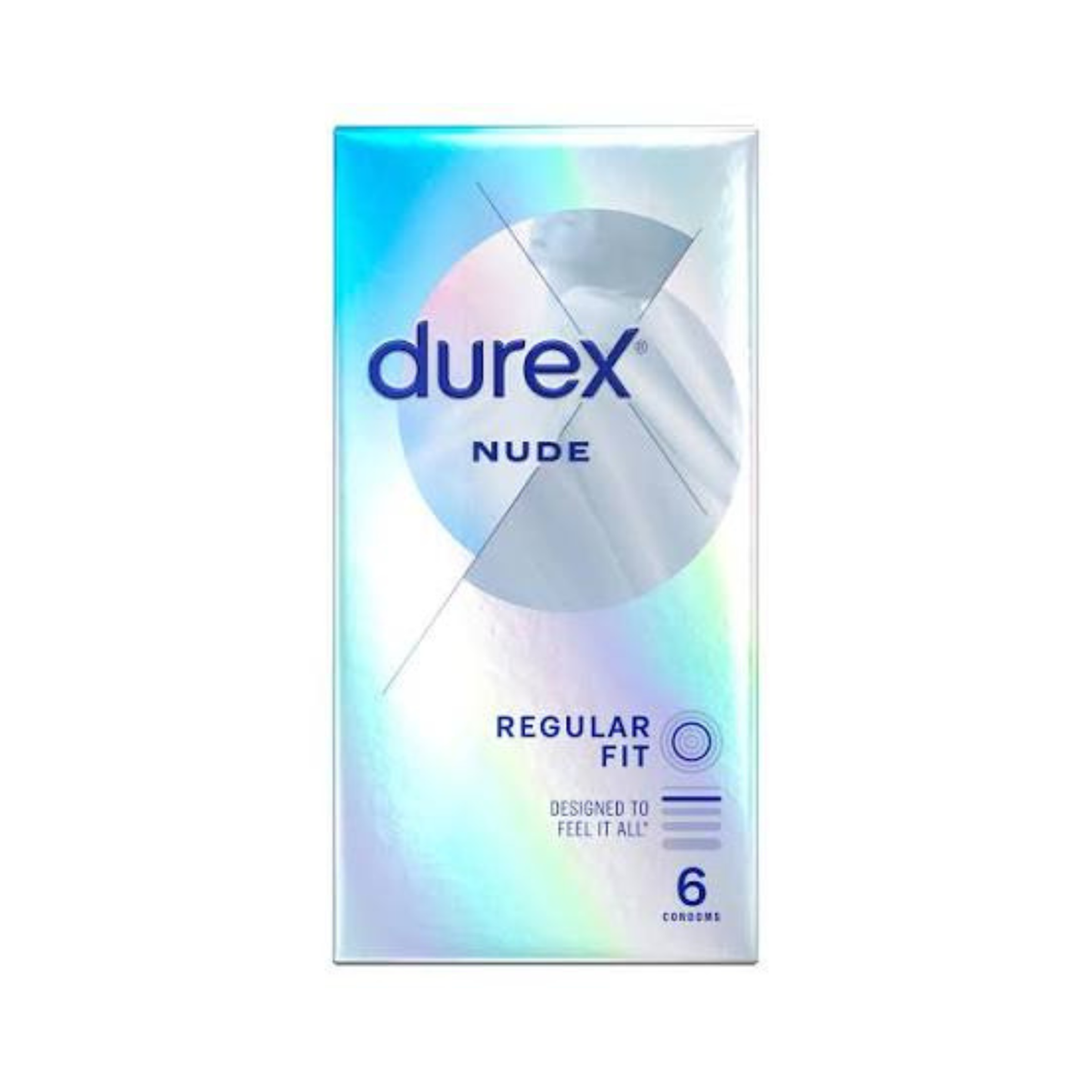 Durex Nude Regular Fit Condoms 6s