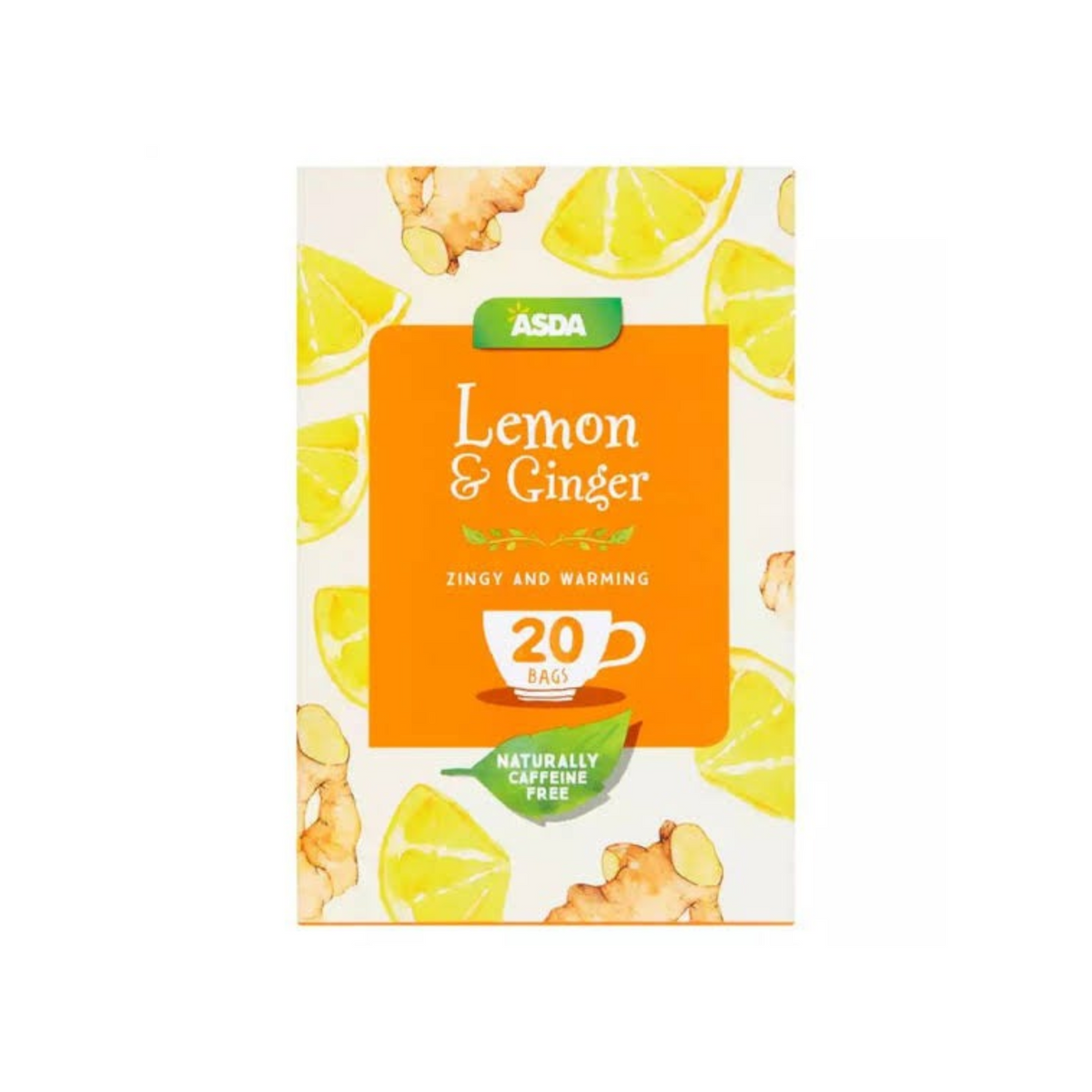 ASDA Lemon & ginger 20tea bags
