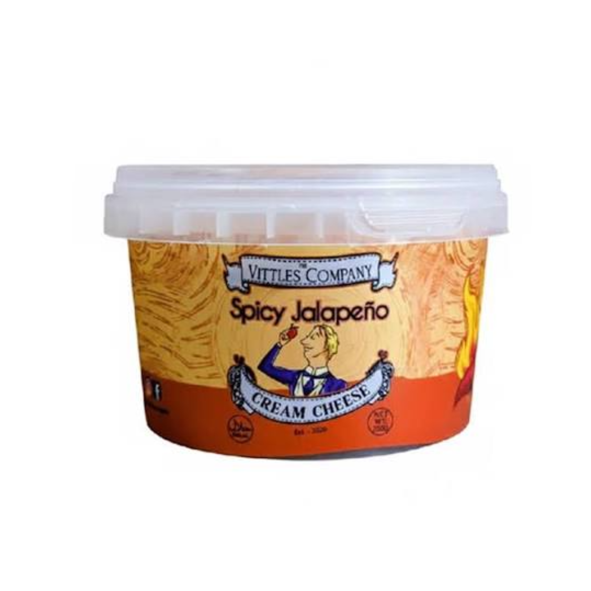 The Vittles Company Spicy Jalapeno Cream Cheese 200g