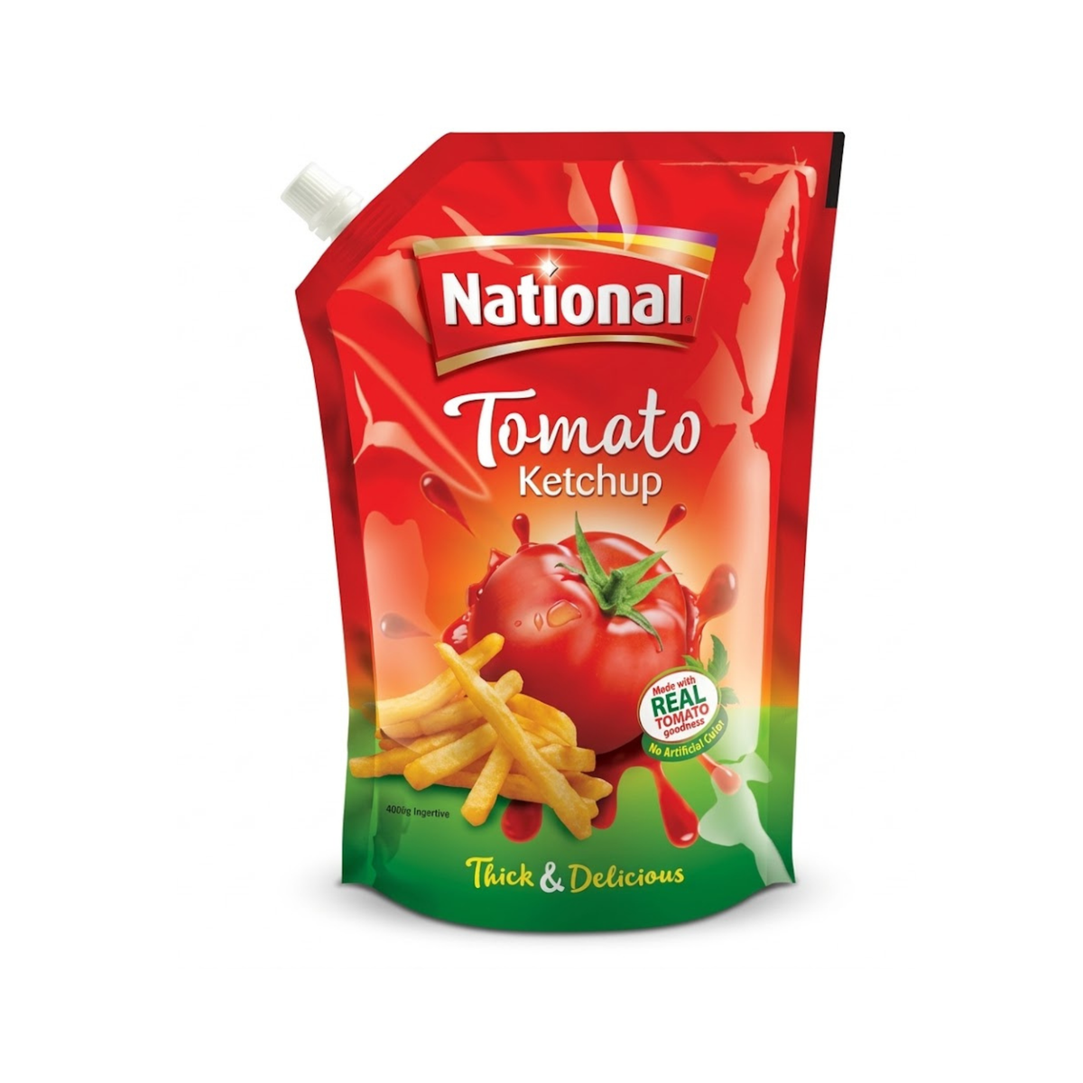National Tomato Ketchup Pouch 400g