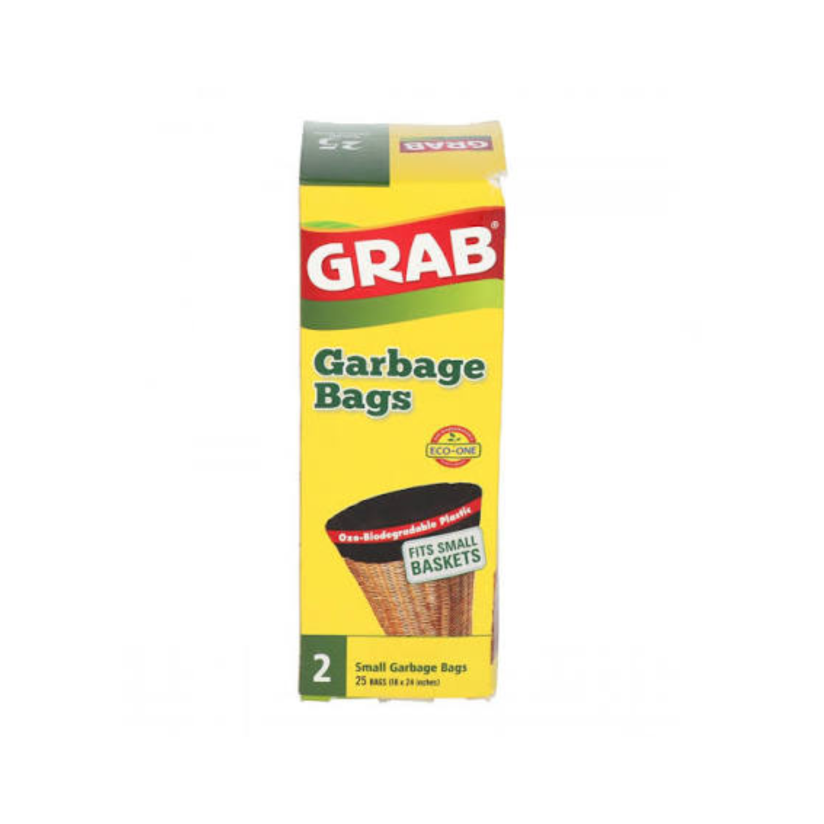 Grab Cling Garbage Bags Small 25Count
