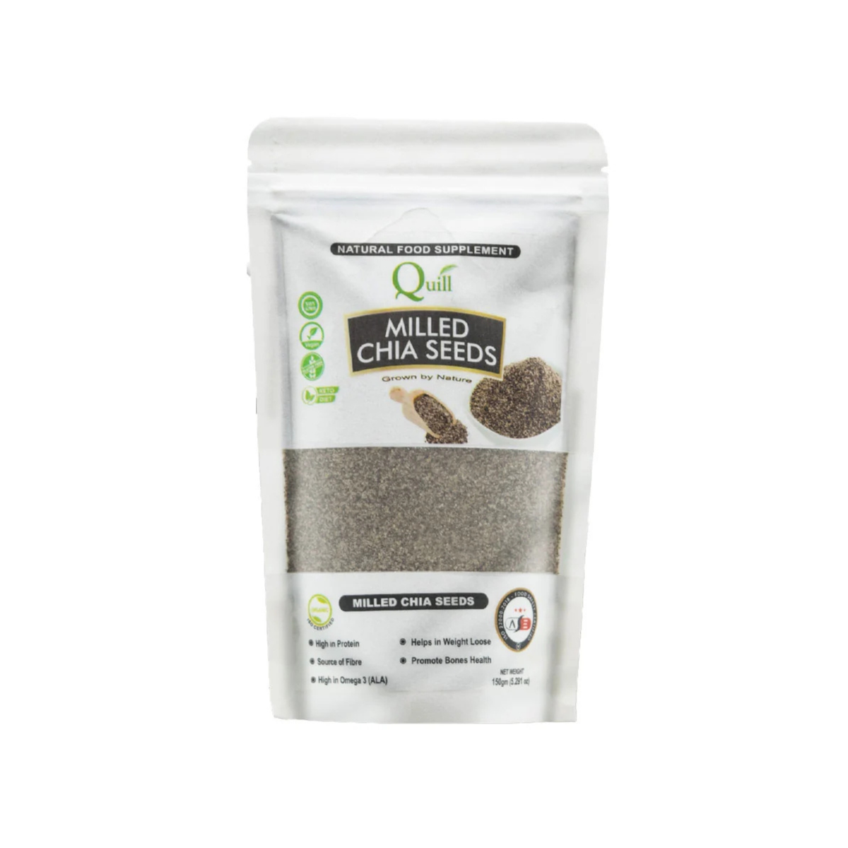 Quill Milled Chia Seeds 150g