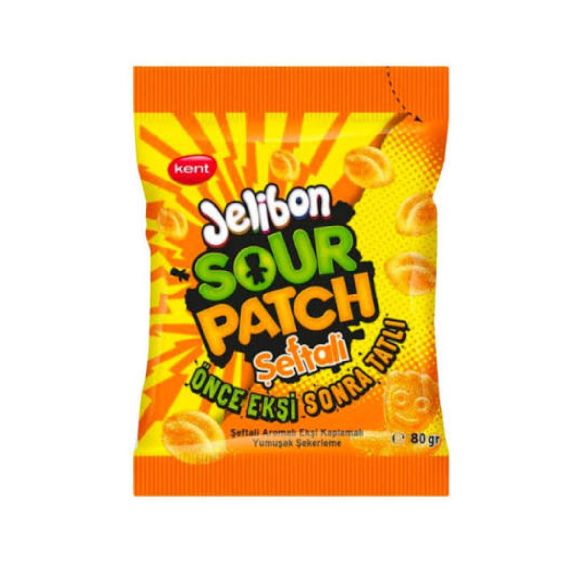 Jelibon Sour Patch Seftali 80g