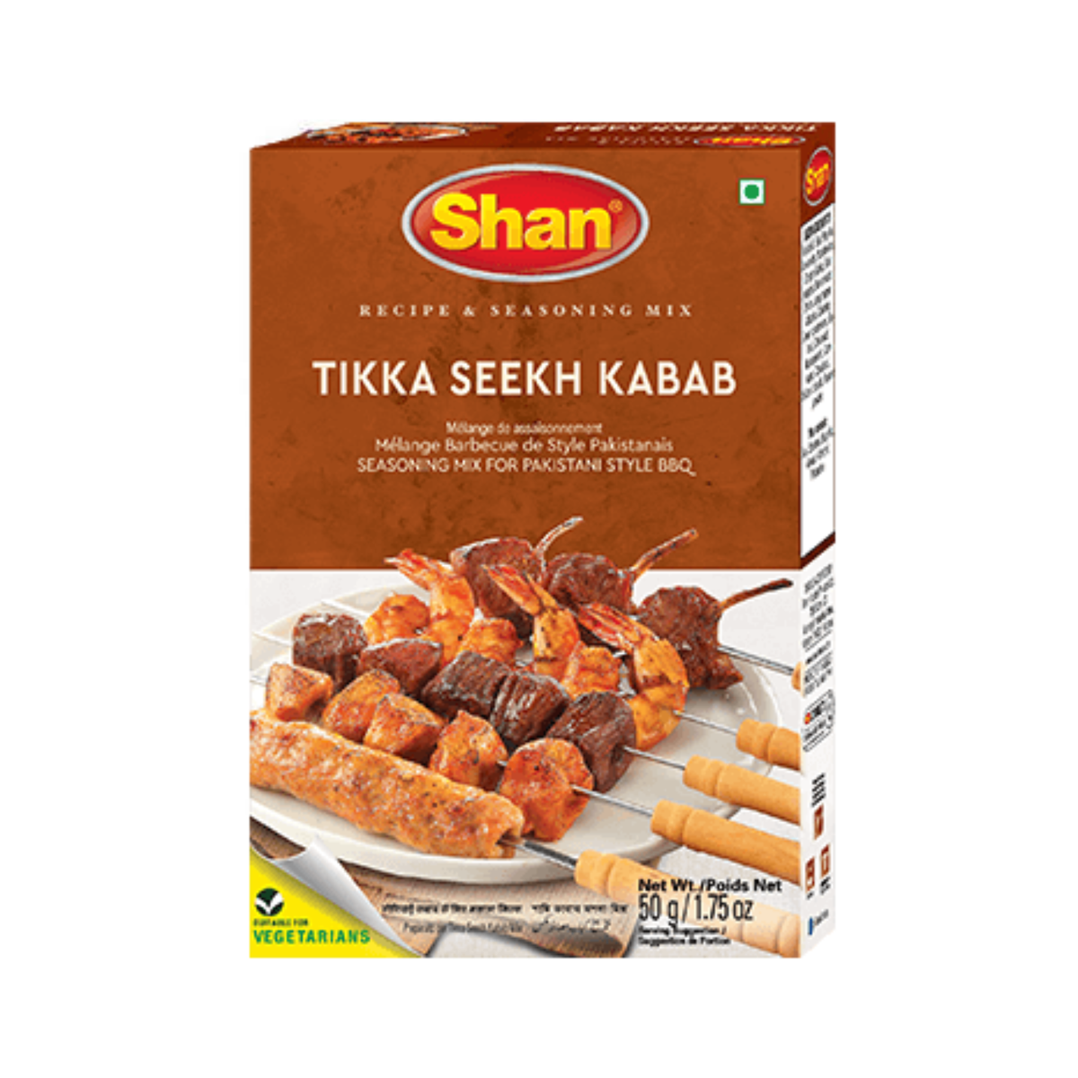 Shan Spice Tikka Seekh Kabab 50g