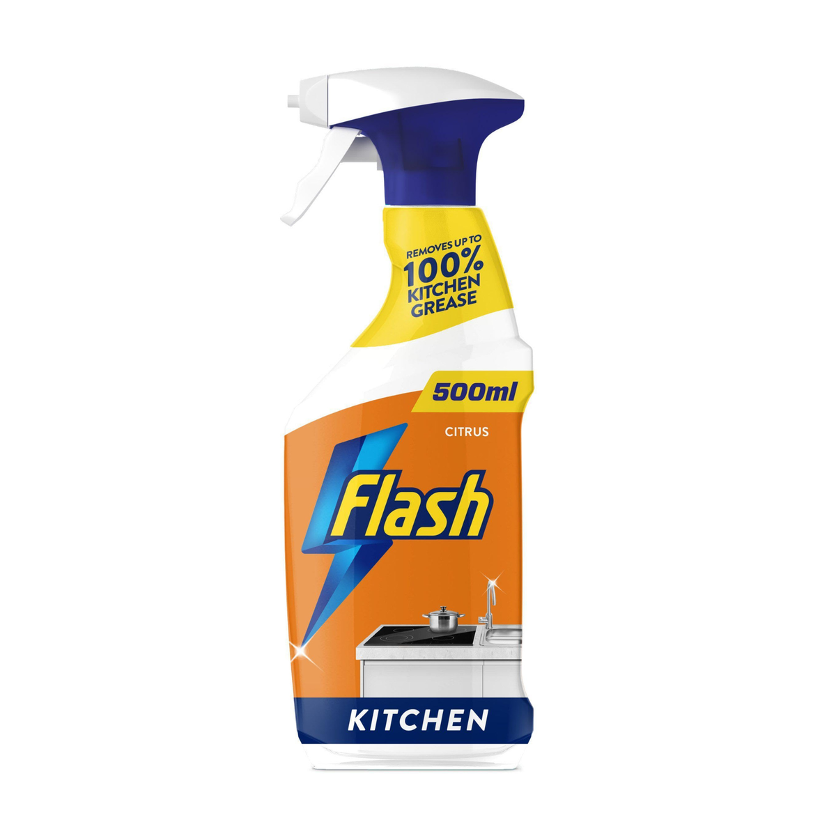 Flash Kitchen Degreaser Cleaning Spray 500ml