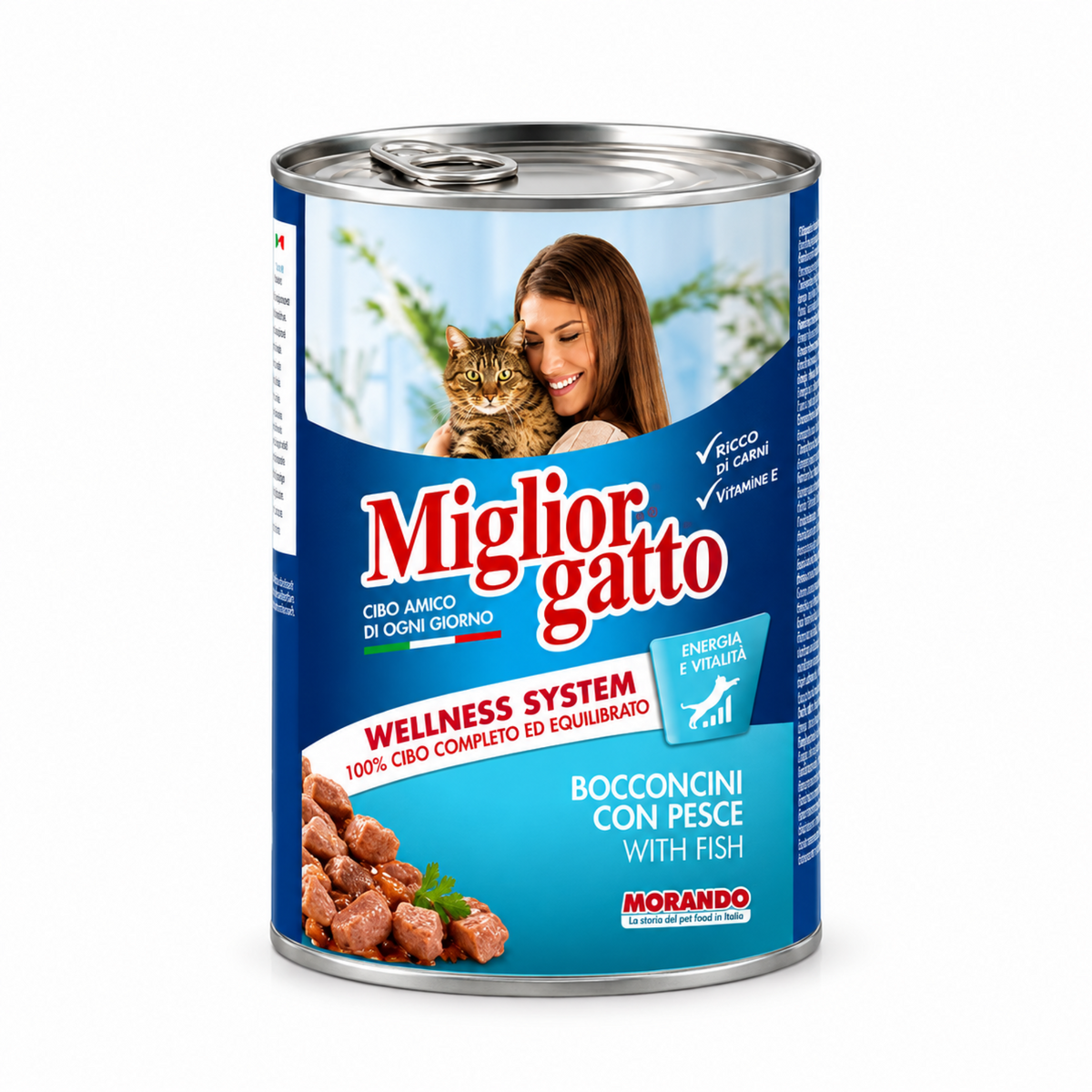 Morando Miglior Gatto Cat Food With Fish Tin 405G