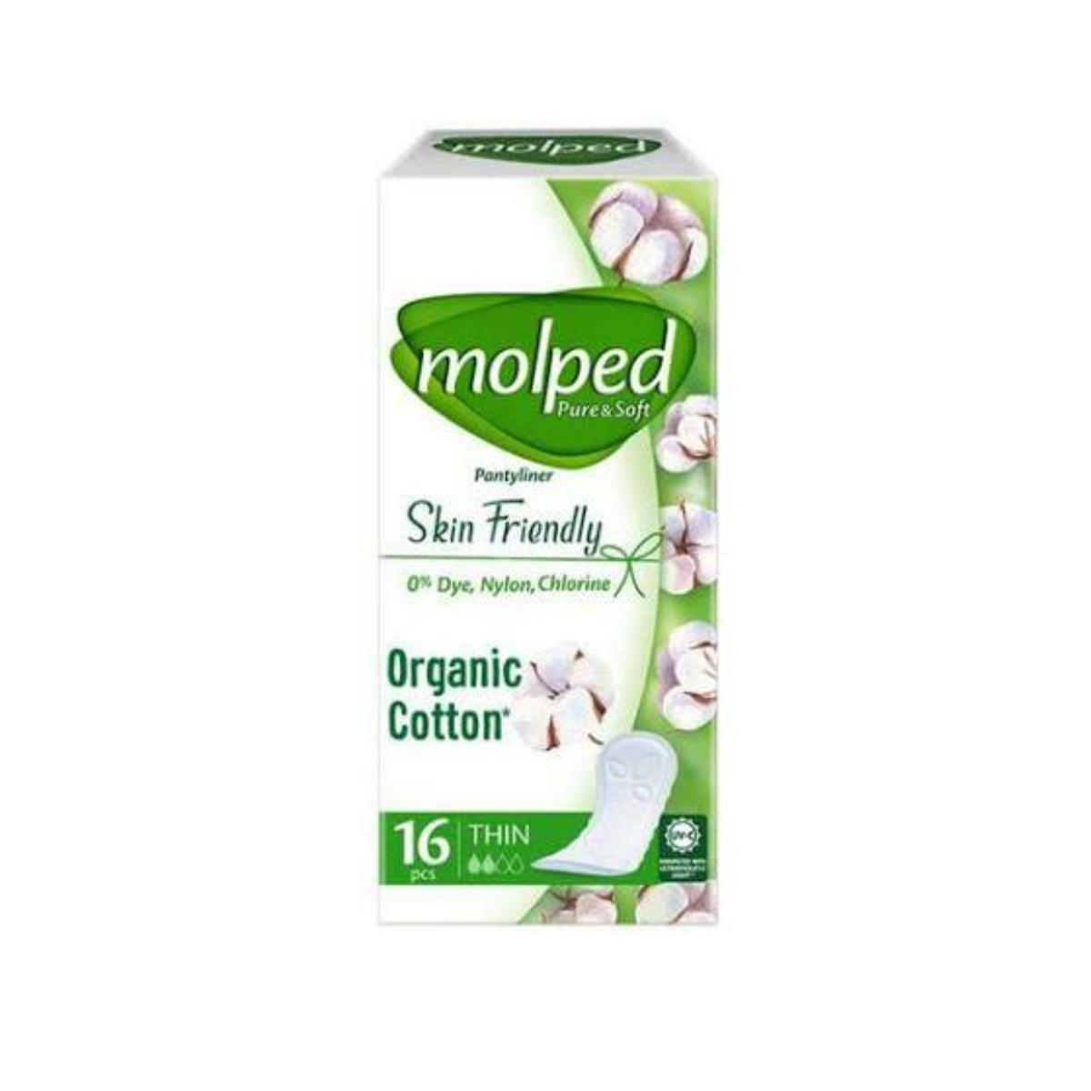 Molped Pure&Soft Thin Design16-Piece