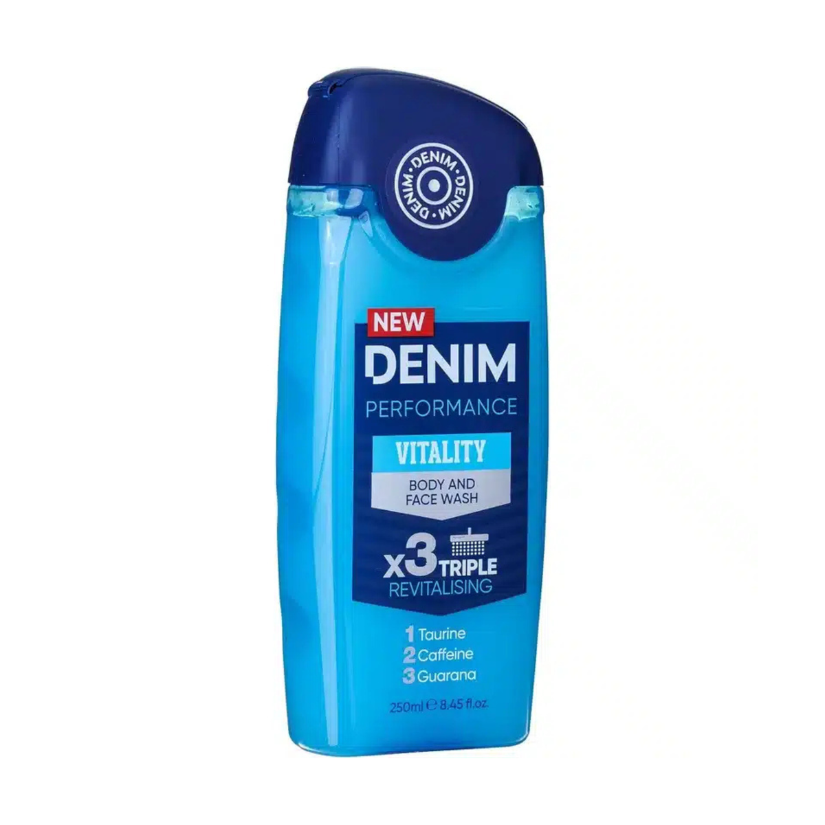 Denim VITALITY Body & Face Wash 250ml