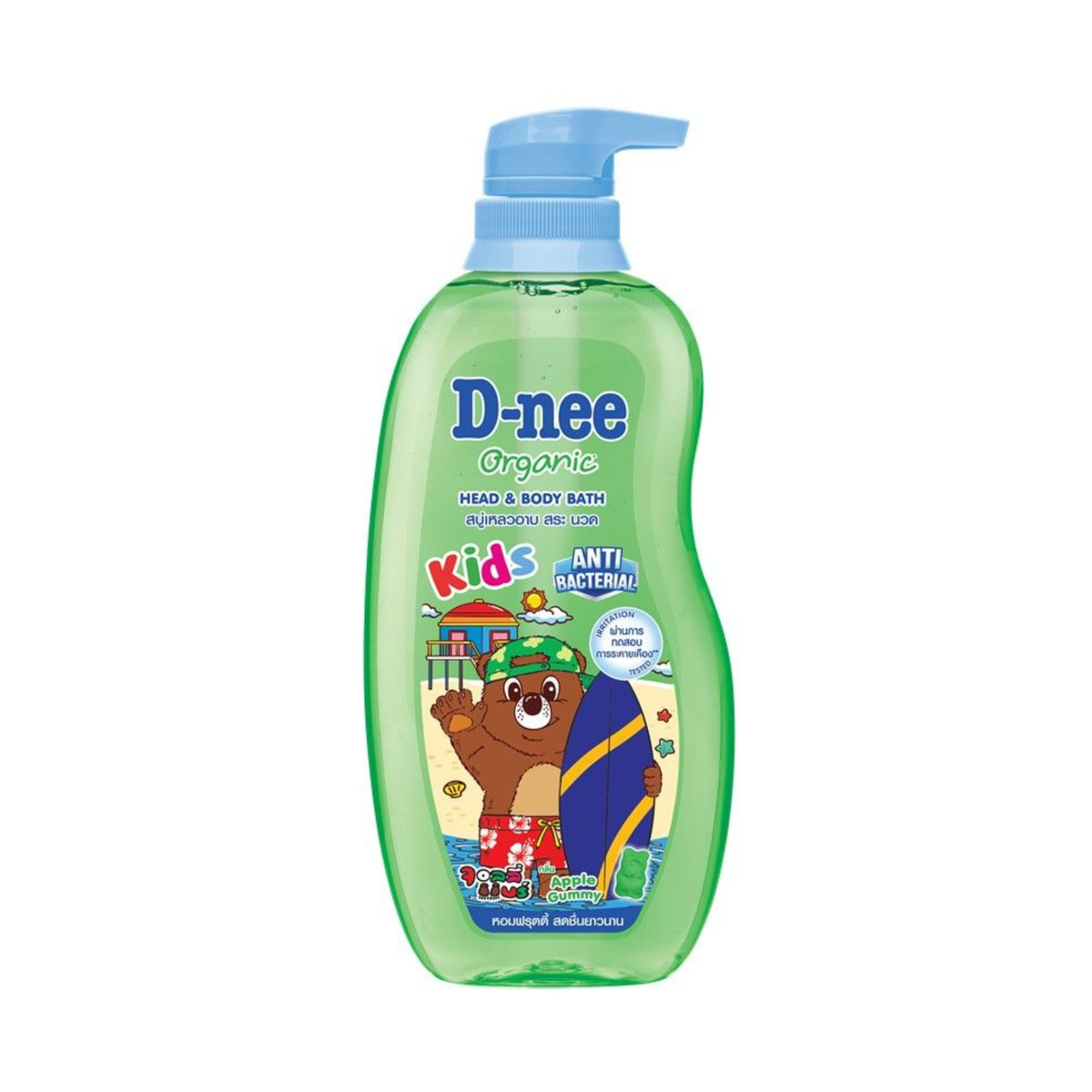 D-nee Kids Head & Body Bath Green Smarty 400ml