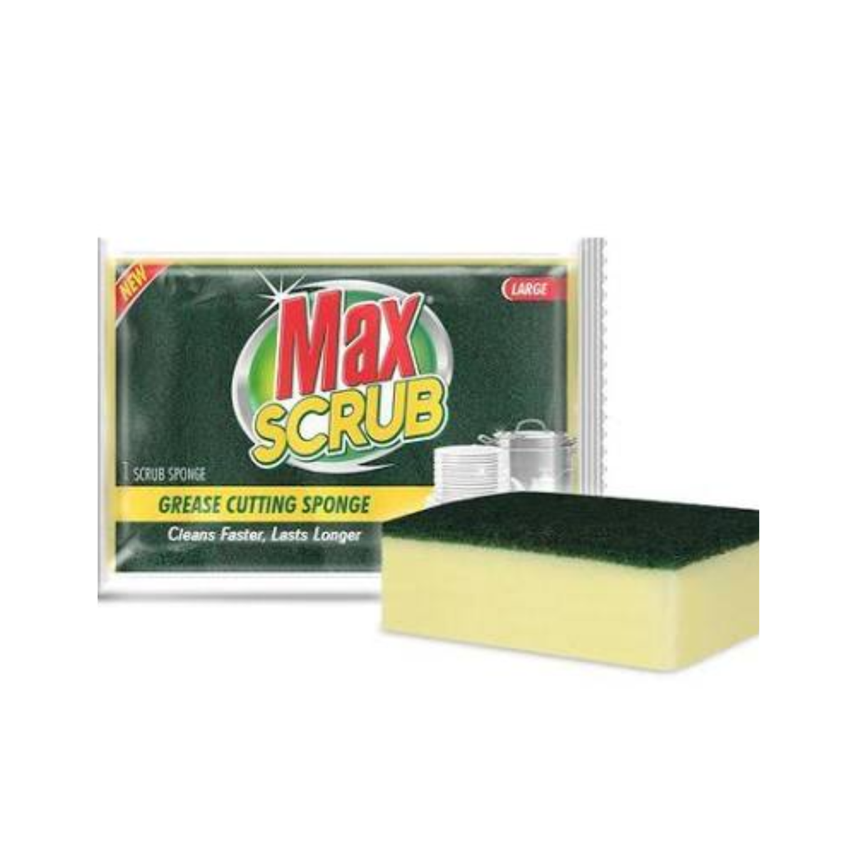 Max Scrub Sponge Reg Med