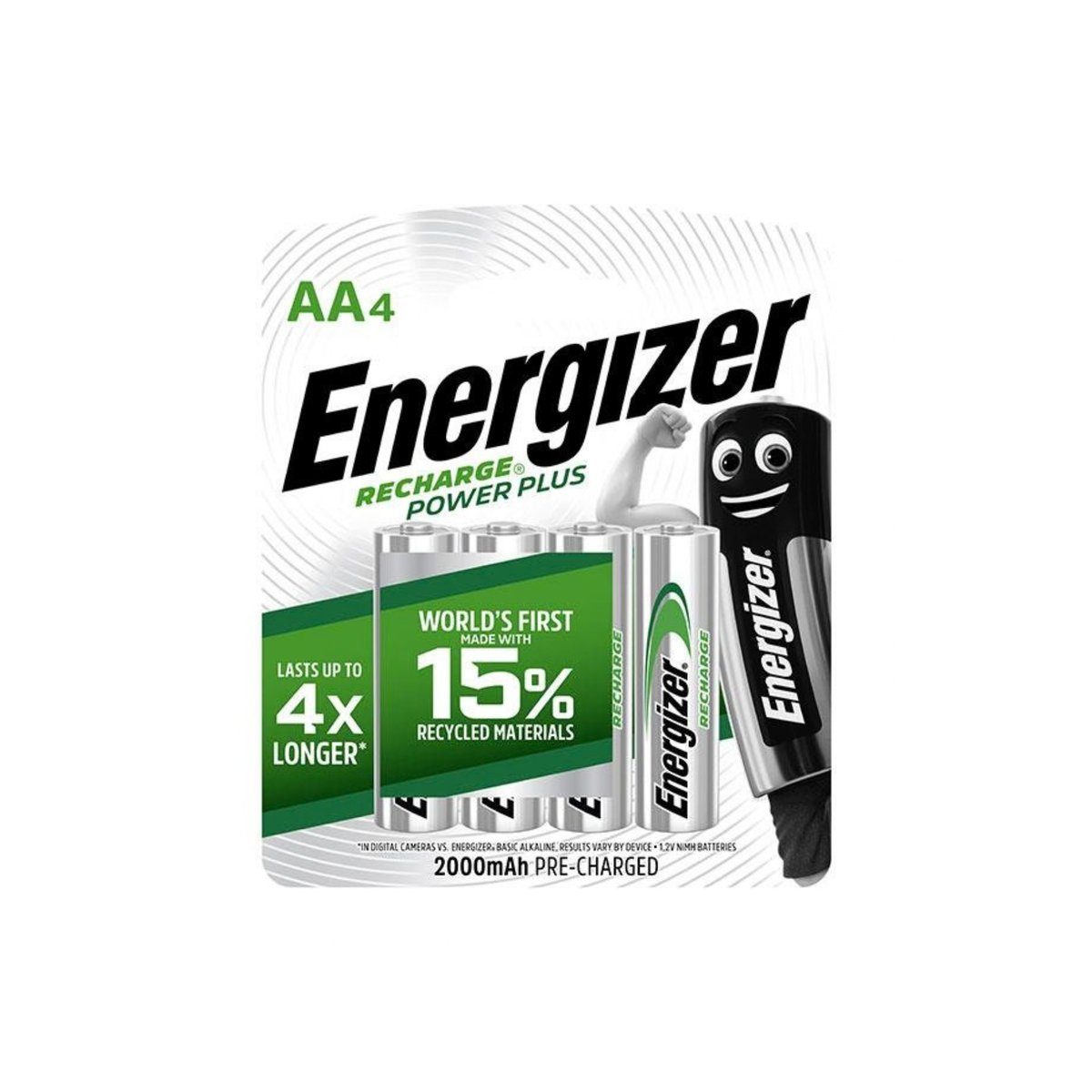 Energizer Recharge Power Plus AA 4 Count