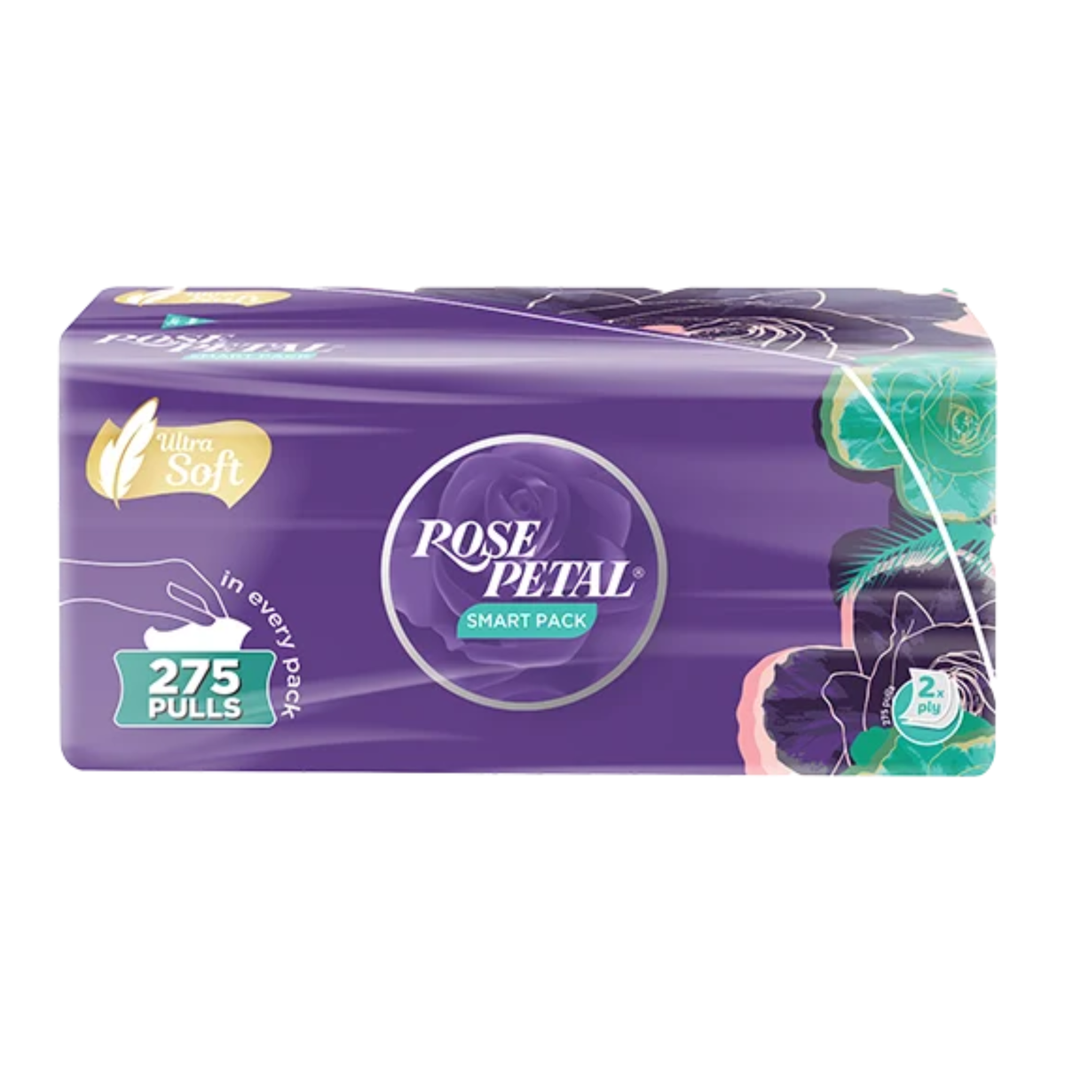 Rose Petal Ultra Soft Smart Pack Tissue 200s