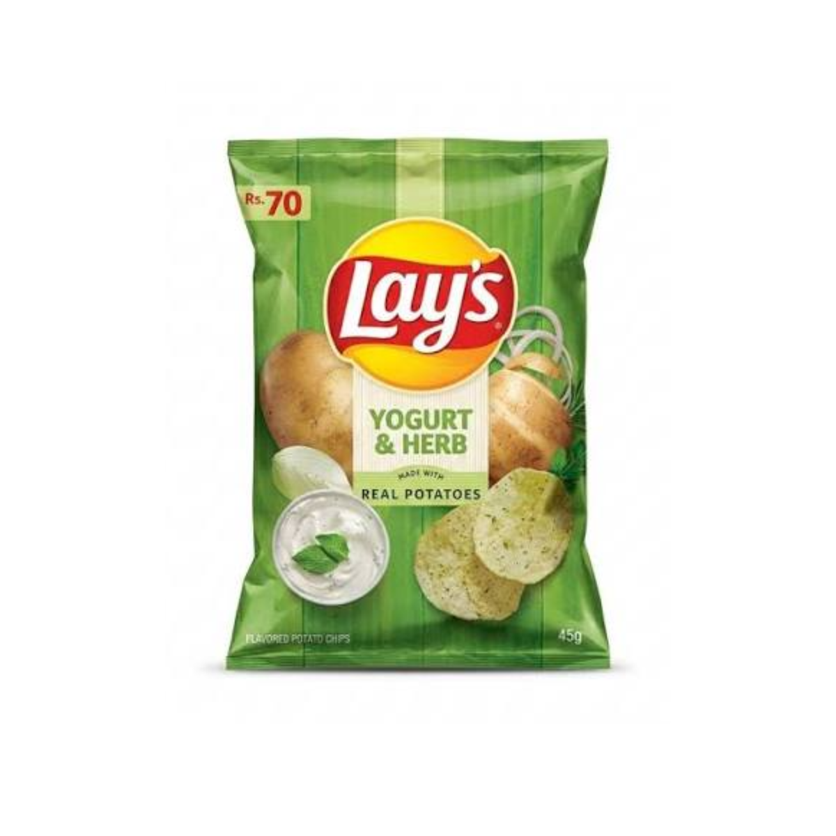 Lays wavy yogurt and herb 45gm