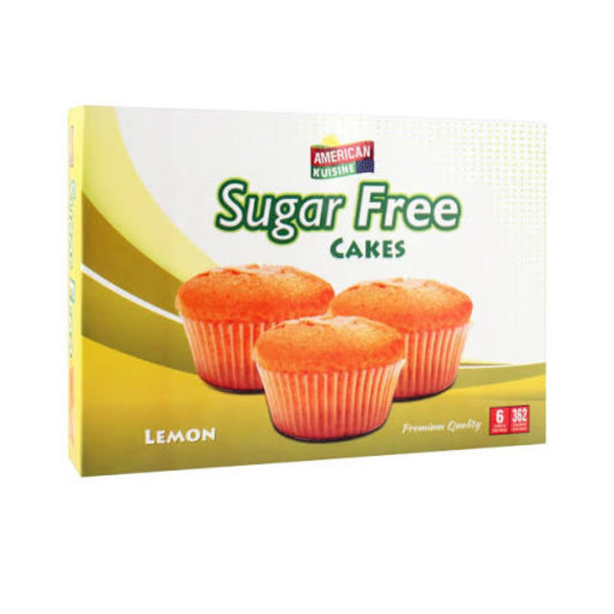 American Kuisine Sugar Free 06 Cup Cakes Lemon
