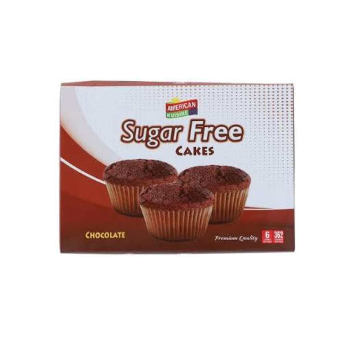 American Kuisine Sugar Free 06 Cup Cakes Chocolate