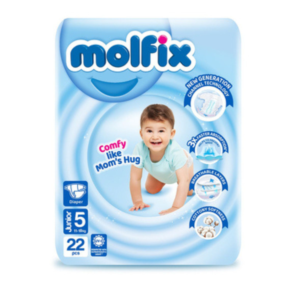 Molfix Diaper junior 5(22pcs)