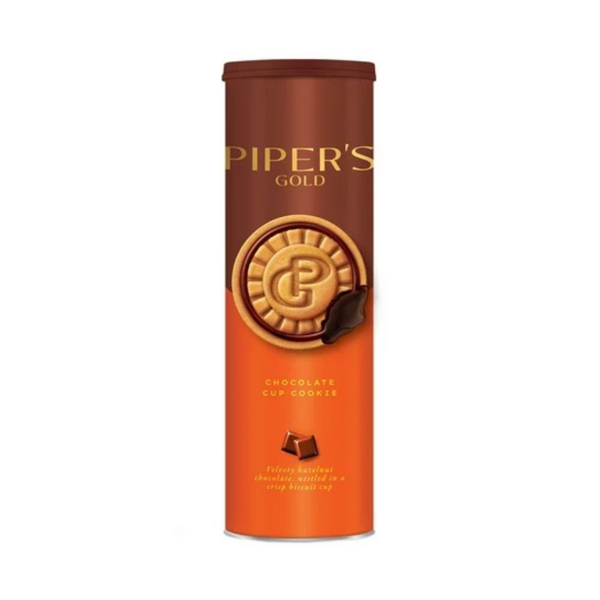 Pipers Gold Chocolate Cup Cookie Jar 195g