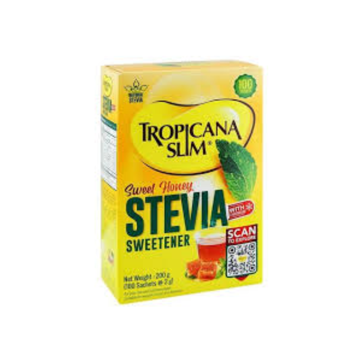 Tropicana stevia 100s sachte honey flavour