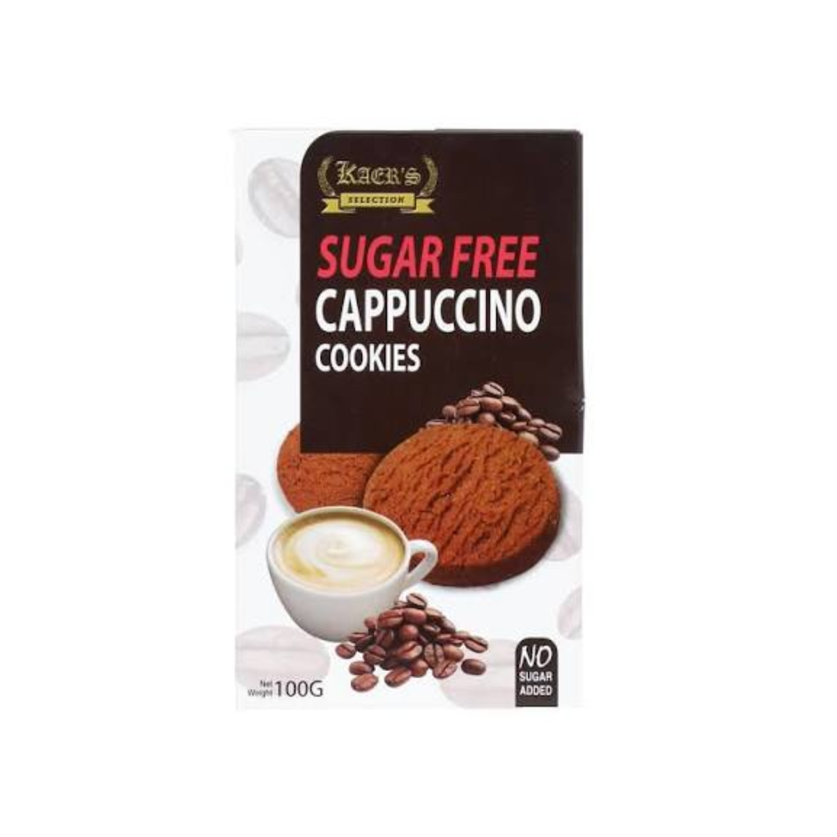 Kaers Sugar Free Cappuccino Cookies 100g