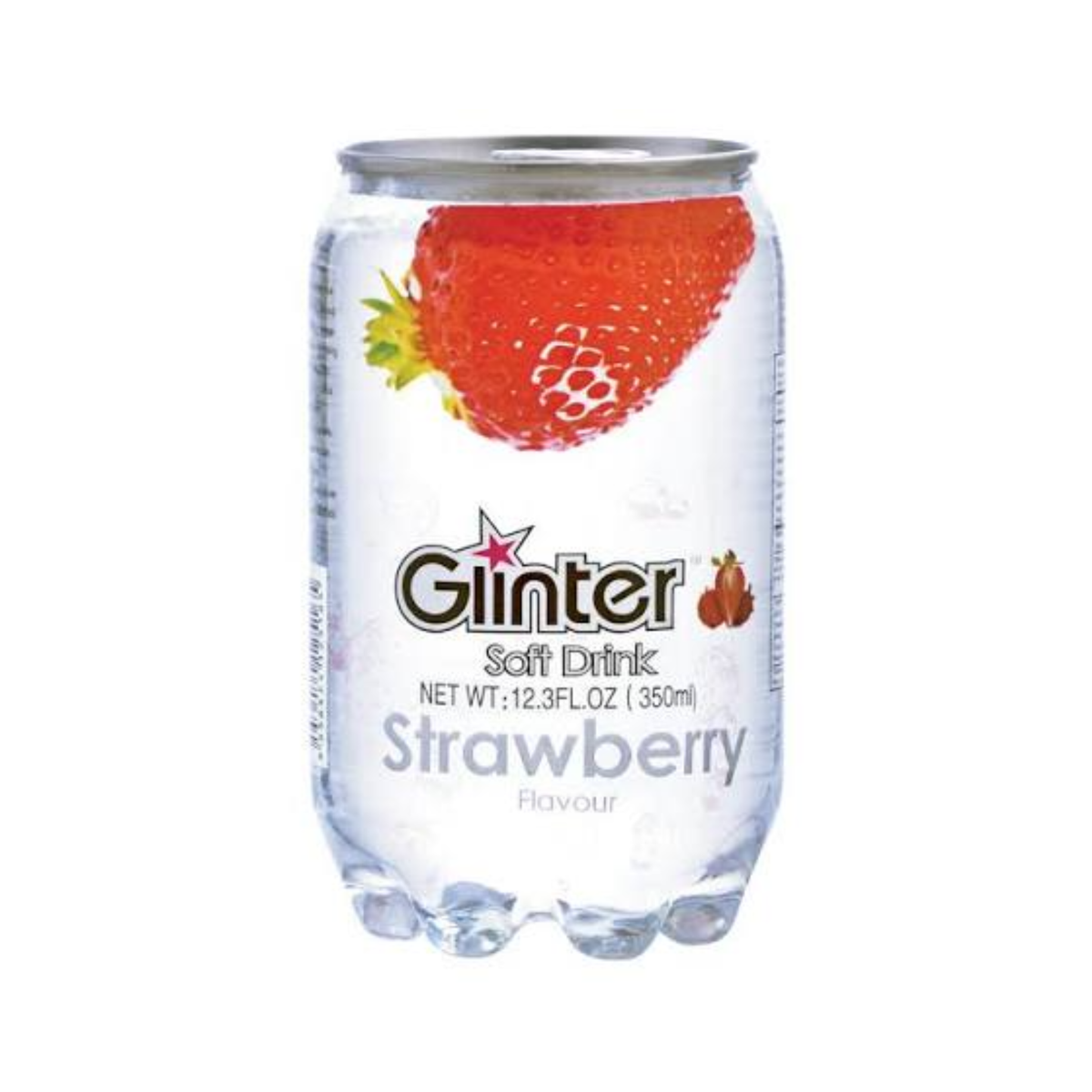 Glinter Soft Drink Strawberry 350ml
