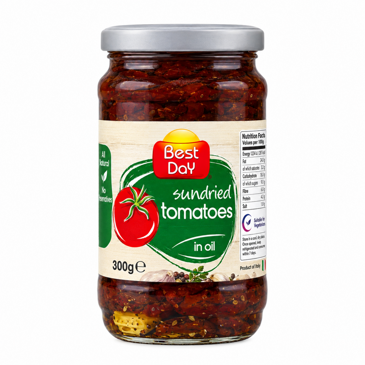 Best Day Sundried Tomatoes In Oil 300G