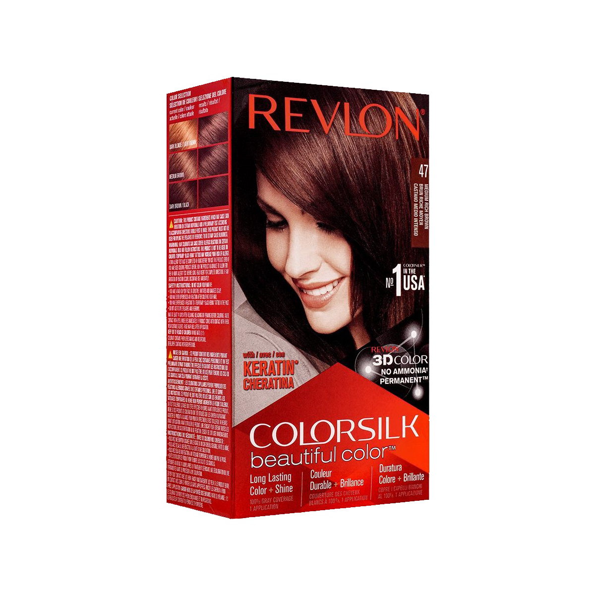 Revlon Colorsilk Beautiful Color 47 Medium Rich Brown