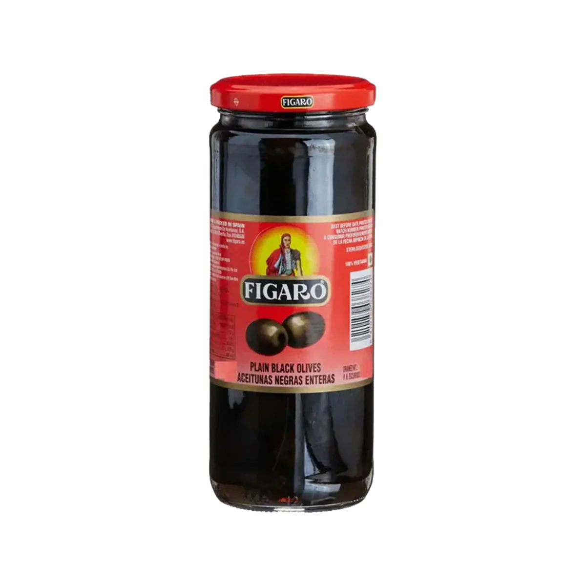 Figaro Black Olives Pitted 340g