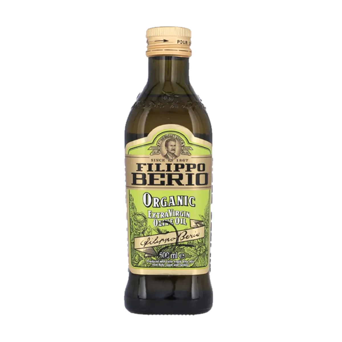 Filippo Berio Organic Olive Oil Extra Virgin 500ml