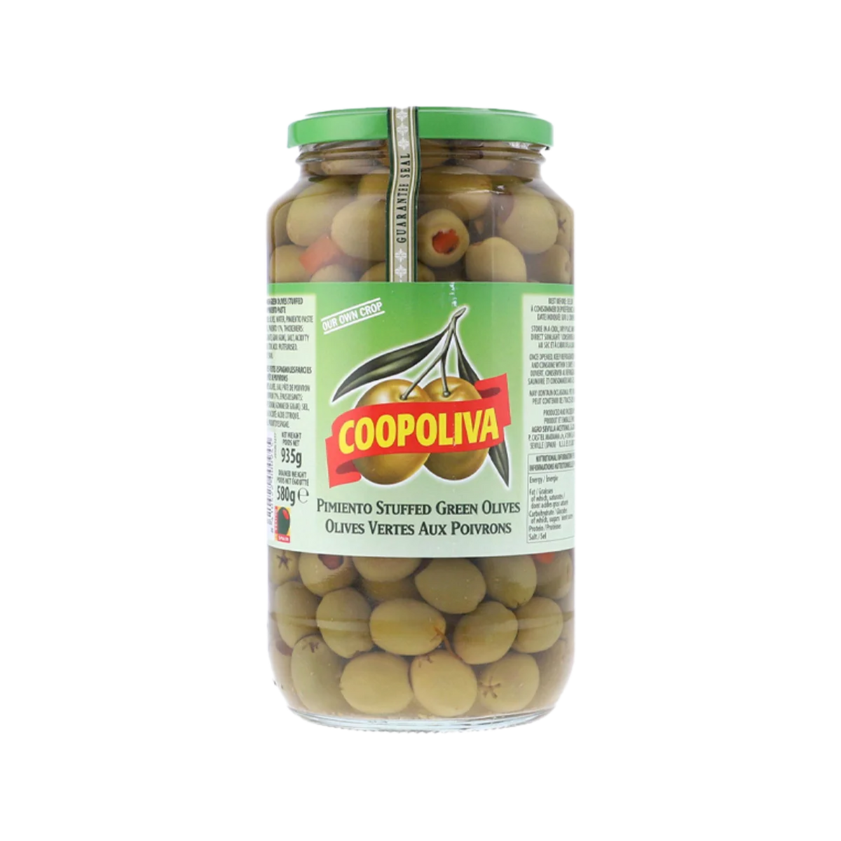 Coopoliva Stuffed Green Olive 935g