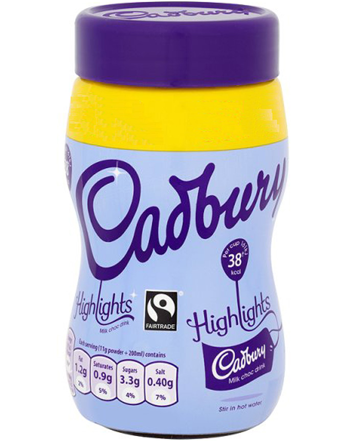 Cadbury Highlights Instant Drinking Chocolate 