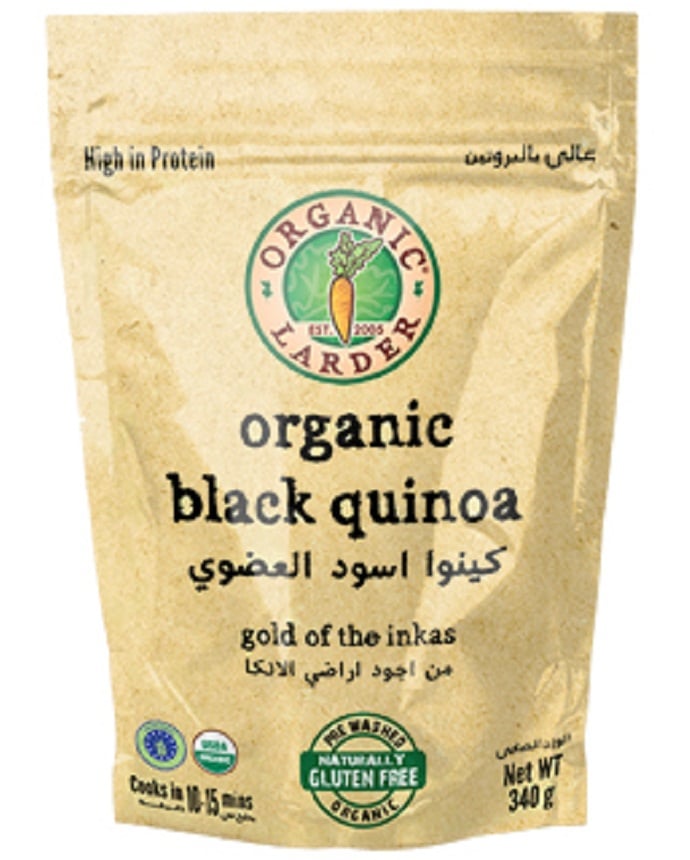 Organic Larder Organic Black Quinoa