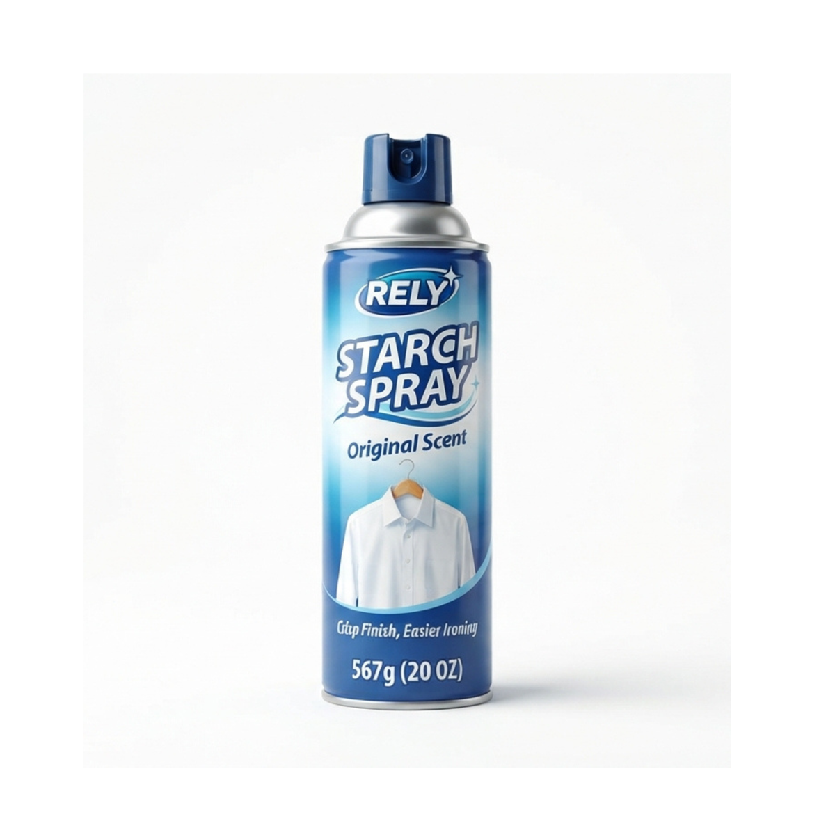 Starch Spray, Original Scent, Laundry Starch, Fabric Starch, Ironing Spray, Clothes Care, Laundry Care, Wrinkle Reduction, Fabric Finishing, Fresh Scent, Ironing Essentials, 567g
