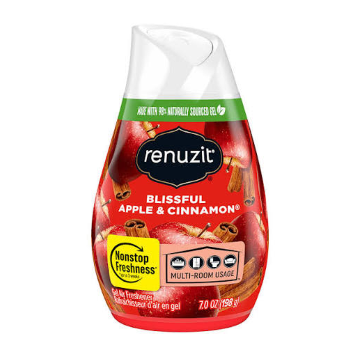 Renuzit Gel Air Freshener Blissful Apple Cinnamon 198g