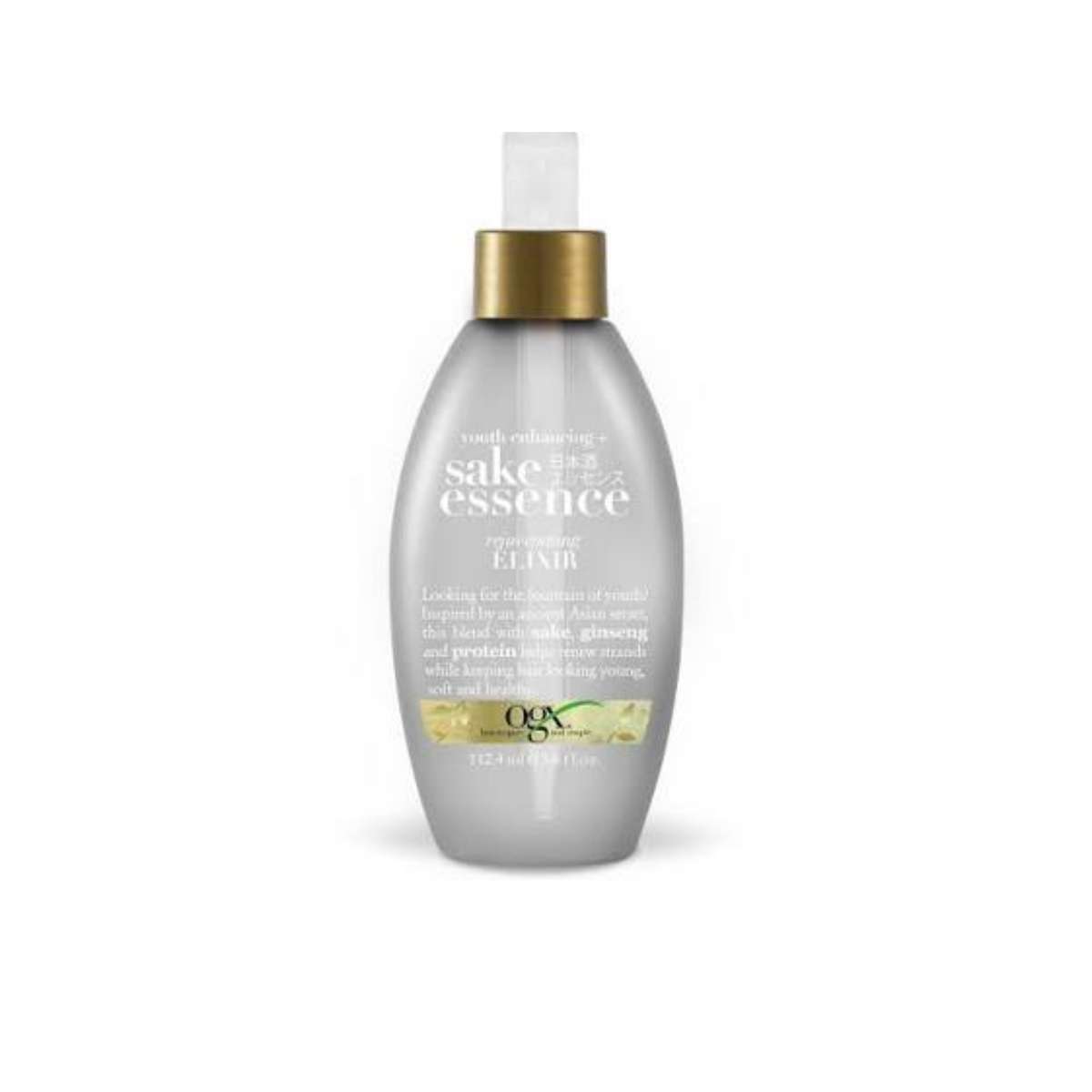 OGX Youth Enhancing + Sake Rejuvenating Elixir, 3.8oz