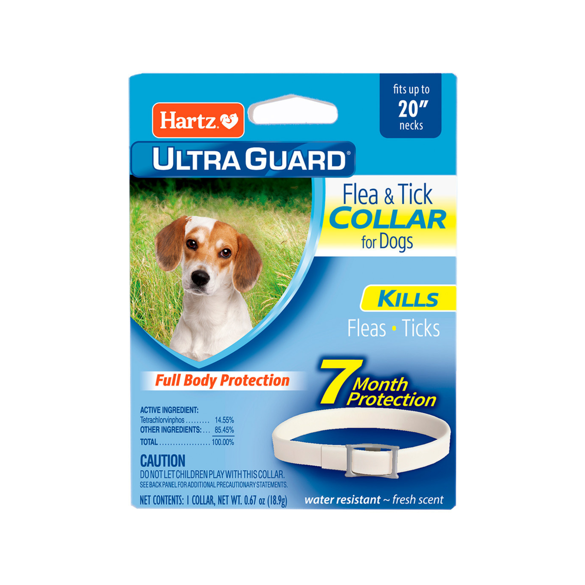 Hartz Flea & Tick Collar for Dogs Clean Fresh
