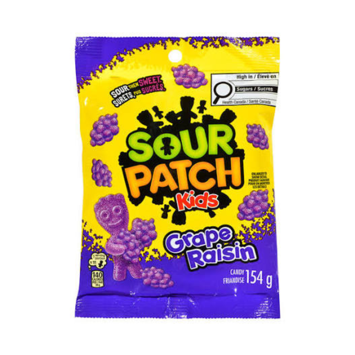 Sour Patch Kids Grape Raisin Candy 150g
