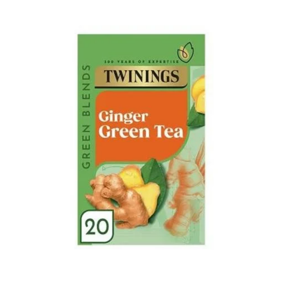 Twinings green tea ginger 40gm