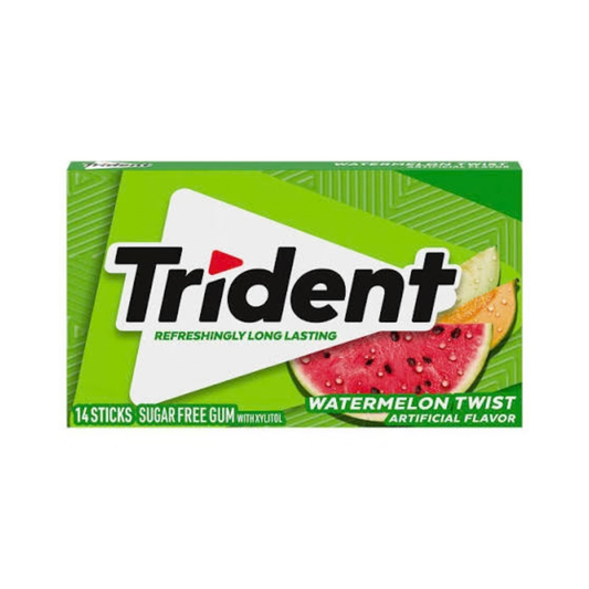 Trident Gum 14 Sticks Watermelon Twist