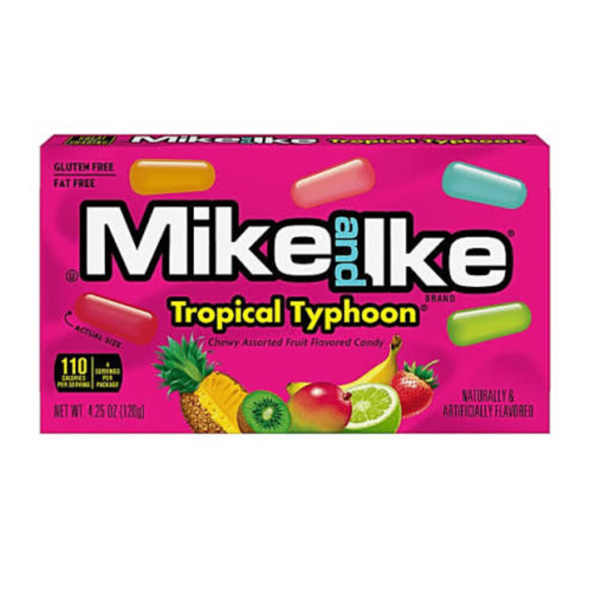 Mike n Ike Tropical Fruit Candy 120g