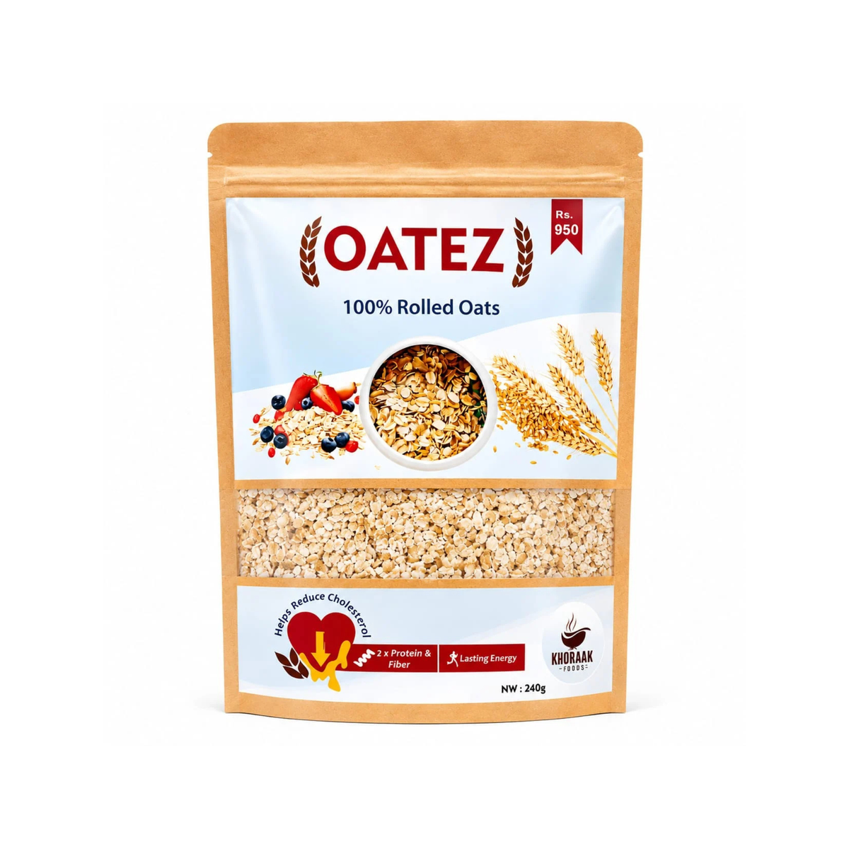 Khorak Rolled Oats 240g